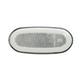 Lampa gabarit laterala ovala LED neon 12V, alba 105x46mm pentru Mercedes Sprinter, VW Crafter Breckner Germany