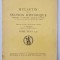ACADEMIE ROUMAINE - BULLETIN DE LA SECTION HISTORIQUE , TOME XXVII , 1946
