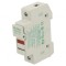 Clemă siguranţe cilindrice 10,3x38mm 30A pentru şină DIN