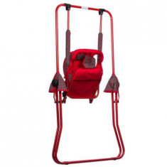 Leagan mini cu patar reglabil, Red/Grey, Top Kids