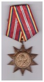 Medalia A XX-a aniversare a zilei fortelor armate ale RPR, 25 octombrie 1944-1964, fara cutie, fara bareta