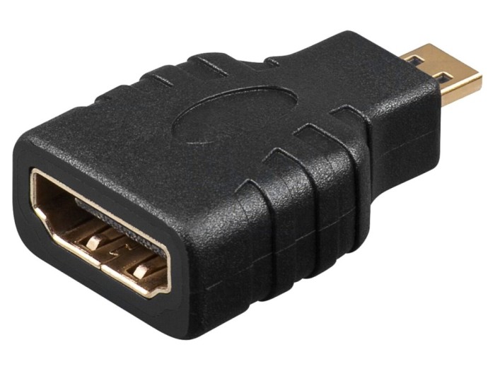 Adaptor HDMI la Micro HDMI, negru