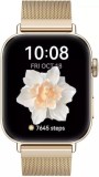 Smartwatch Huawei Watch FIT 3 Solo - B19M cu corp auriu din aluminiu și curea de inox auriu, Blister 55020CYJ