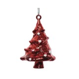 Cumpara ieftin Decoratiune - Xmas Trees with Hanger - Red | Kaemingk