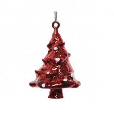 Decoratiune - Xmas Trees with Hanger - Red | Kaemingk