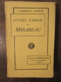 LETTRES D&#039;AMOUR DE MIRABEAU