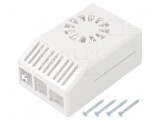 Carcasă albă ABS pentru Raspberry Pi 4 B - 62mm