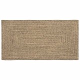 Cumpara ieftin Covor Natural si negru 100 x 200 cm Iuta