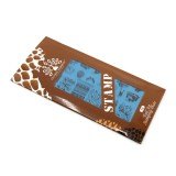 Matrita pentru stampila unghii de Anul Nou #15, Global Fashion, L37, 12,5*6,5 cm