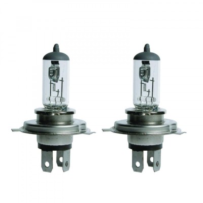 Pachet 2 Becuri Far H4 12V P43T 60 55W Narva foto