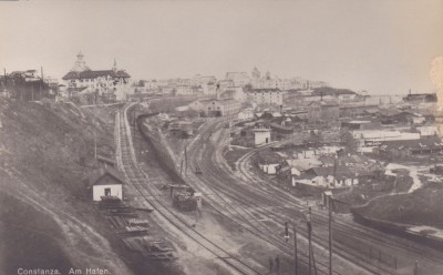 CONSTANTA AM HAFEN,1917. foto