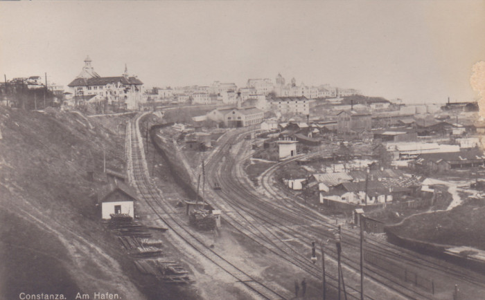 CONSTANTA AM HAFEN,1917.