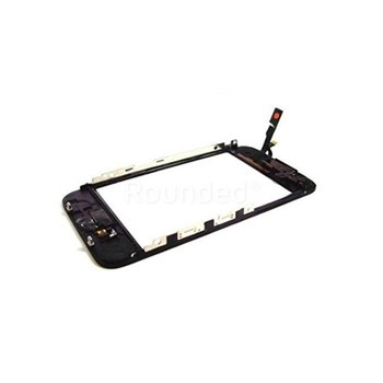 Panou tactil digitizator incl. cadru mijloc negru pentru iPhone 3G foto