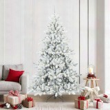 VidaXL Brad de Crăciun artificial cu ramuri articulare 210 cm PVC 3397736