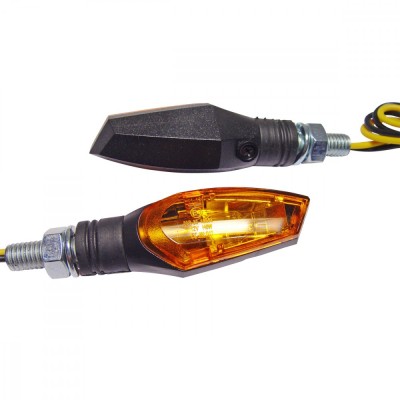 Set semnalizari 12V H6W brat scurt prindere M8 culoare negru Cod Produs: MX_NEW 7053291MA foto