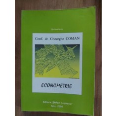 Econometrie- Gheorghe Coman