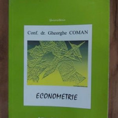 Econometrie- Gheorghe Coman