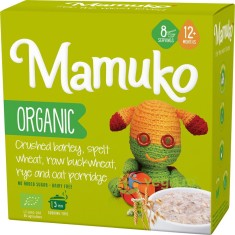 Porridge din 5 Cereale (Orz, Spelta, Hrisca, Secara si Fulgi de Ovaz) 12+ Luni Ecologic/Bio 200g