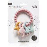 Saro Baby Ele-Fun jucărie pentru dentiție Pink 1 buc