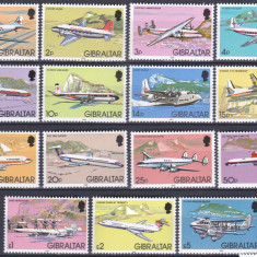 DB1 Aviatie Avioane 1982 Gibraltar 15 v. MNH