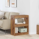 vidaXL Dulap pentru cărți Lemn vechi 60 x 30 x 72 cm Lemn compozit 880456