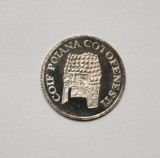 PROBA 100 LEI 1999 . Coiful de aur de la Poiana Coţofeneşti .ARGINT .