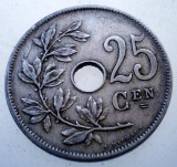 7.526 BELGIA 25 CENTIMES 1908 BELGIE, Europa, Cupru-Nichel