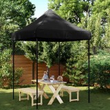vidaXL Cort pentru Petreceri Negru 200 x 200 x 306 cm Material Oxford 42023517