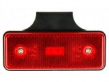 Lampa Gabarit LED Rosu cu Suport TT.12017R, 115x65x32mm, IP67, 0.2W, Durata 30.000h, Accesorii Remorca, Rezistenta UV