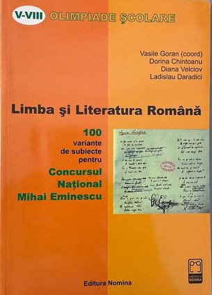 Limba si literatura Romana V-VIII Olimpiade scolare