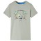 Tricou pentru copii, kaki deschis, 128