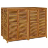 Lada depozitare de gradina, 140x87x104 cm, lemn masiv acacia