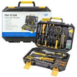 Cumpara ieftin Aproape nou: Trusa scule de mana PNI TC100 100 de piese, material Otel Carbon si Cr