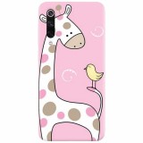 Husa silicon pentru Xiaomi Mi 9, Cute Giraffe
