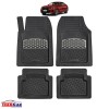 Covorase Auto TeamCar&reg; Tip Tavita Compatibile BMW X6 G06 SUV (2019&ndash;2025) Carbon, Cauciuc