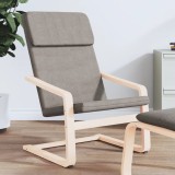VidaXL Scaun de relaxare, gri taupe, material textil 351057