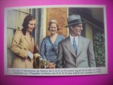 HOPCT 6371 PRINTESA INGRID DIN SUEDIA LA AERODROMUL HAEREN -1932-REGINA ASTRID-FAMILIA REGALA BELGIA-CROMO LITHO-CIOCOLATA COTE D&#039;OR