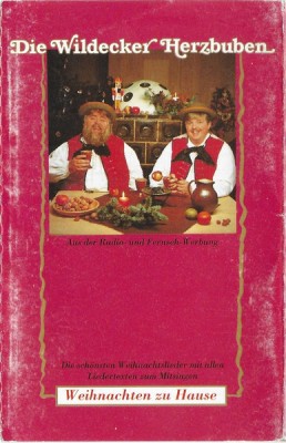 Casetă audio Die Wildecker Herzbuben - Weihnachten zu Hause, originală foto