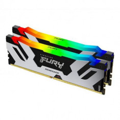 Kit Memorie Kingston FURY Renegade RGB Black Intel XMP 3.0, 32GB, DDR5-8000MHz, CL38, Dual Channel