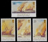 Alderney 1992 - Vapoare, Bătălia de la Hogue, serie neuzata