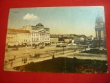 Ilustrata Arad - Bdul Arhiduce Jozsef circulat 1920 cu cenzura Romania, Circulata, Printata