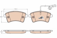 TRW GDB1941 COTEC set placute frana,frana disc