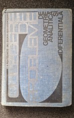 CULEGERE DE PROBLEME DE GEOMETRIE ANALITICA SI DIFERENTIALA - Postelnicu