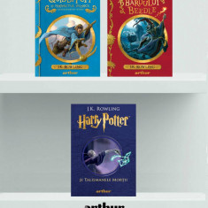 Pachet Harry Potter ( Harry Potter și Talismanele Morții (#7), Povestirile Bardului Beedle, Quidditch - O perspectivă istorică) - J.K. Rowling