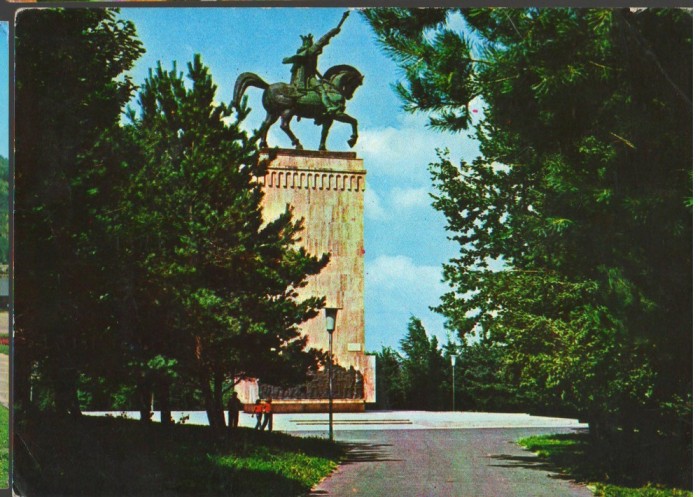 CPI B 11966 CARTE POSTALA - SUCEAVA. STATUIA LUI STEFAN CEL MARE DE I. BARLEANU
