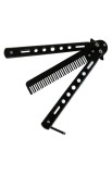 Briceag Butterfly, pentru antrenament, Negru