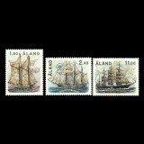 Aland (Finlanda) 1988 - Vapoare, veliere, navigație, serie neuzata
