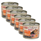 Hrană umedă CARNY ADULT carne de vită+pui 6 x 200 g, Animonda