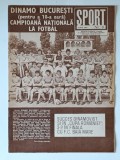 SPORT , REVISTA ILUSTRATA LUNARA , NUMARUL 6 , IUNIE , 1982