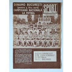 SPORT , REVISTA ILUSTRATA LUNARA , NUMARUL 6 , IUNIE , 1982